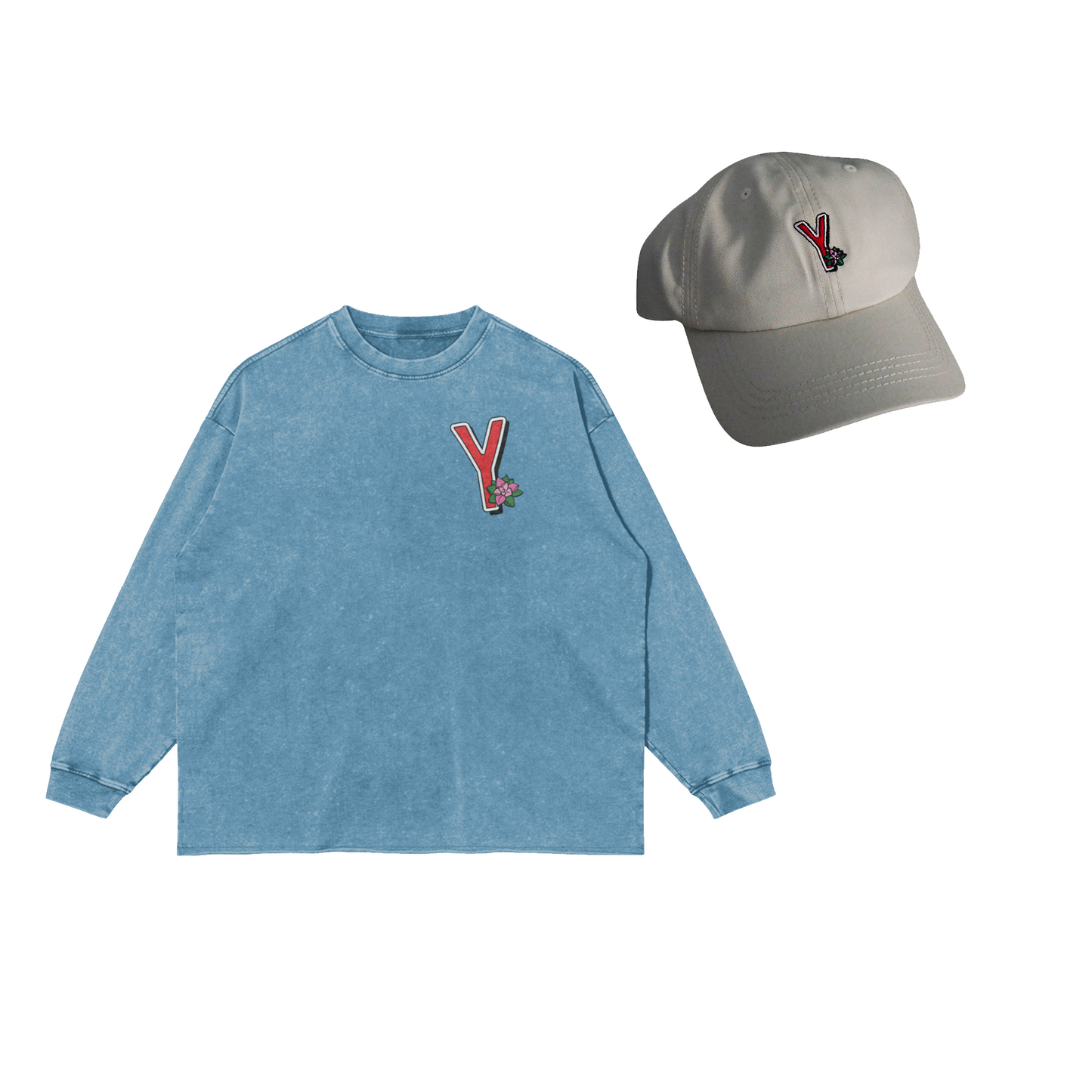 Long Sleeve Shirt + Hat Bundle